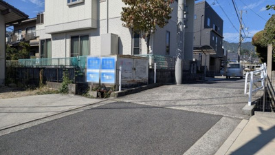 【前面道路含む現地写真】 | 広島市安佐南区長束５丁目　土地
