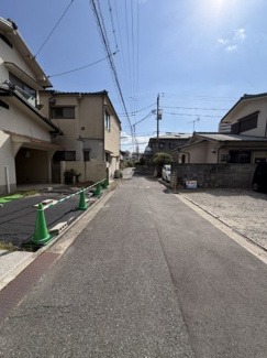 【前面道路含む現地写真】 | 安芸郡府中町大通３丁目　土地