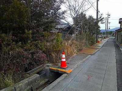 【前面道路含む現地写真】 | 岩国市周東町上久原