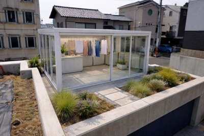 【その他】 | 広島市東区光が丘		 | 車庫上活用例：屋上のサンルームと乾燥エリア☆CGで画像加工しています。