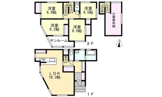 【間取り】 | 安芸郡海田町寺迫２丁目