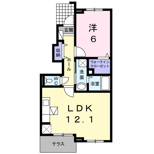 【間取り】 | フィオーレⅢ