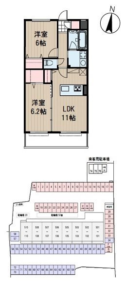 ウッドコート御南 の間取り