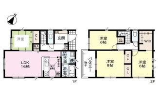 【間取り】 | 広島市東区戸坂くるめ木２丁目No.3