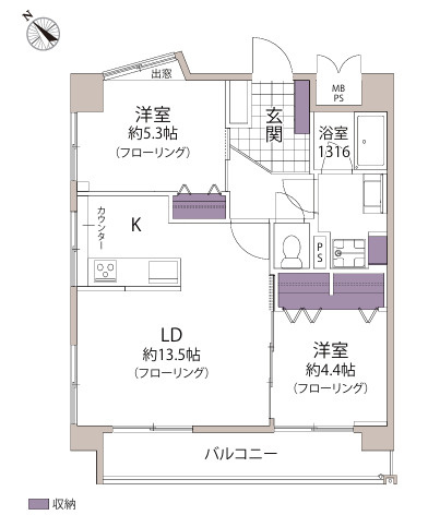 【間取り】 | 東峰マンション博多駅東☆仲介手数料無料☆