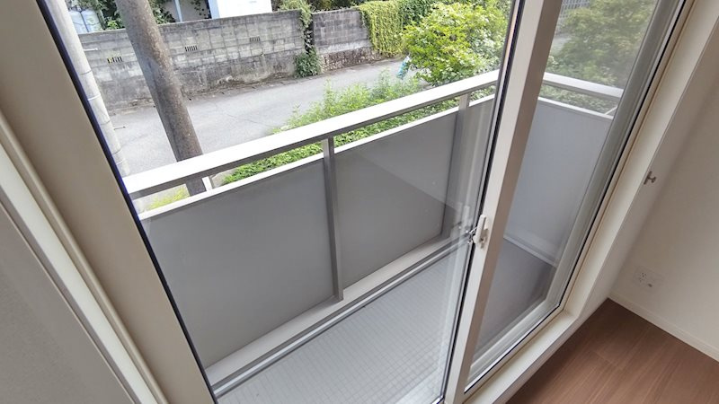 ルーチェ（A） のバルコニー