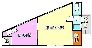 佐本ハイツの間取り