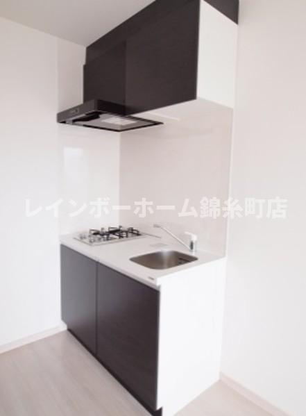 エアフォルク原木のキッチン