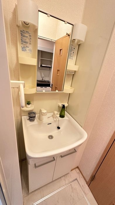ソレイユの洗面所