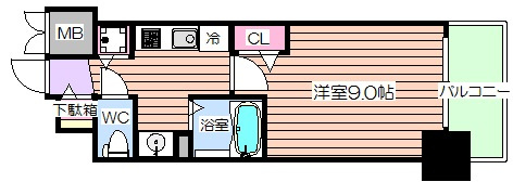 【間取り】 | ララプレイスOSAKA WESE PRIME