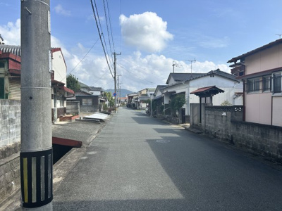 【前面道路含む現地写真】 | 明治町売家 | ]前面道路写真となります