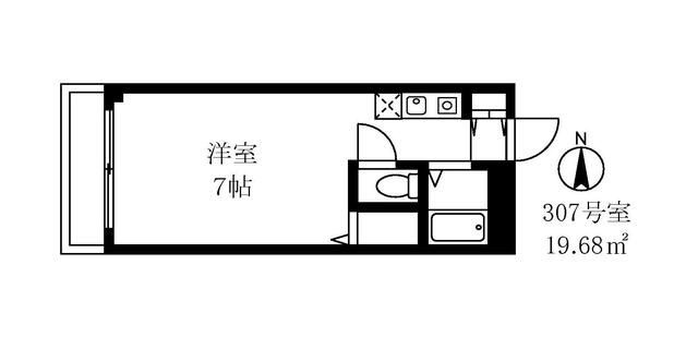 第７三井ビルの間取り