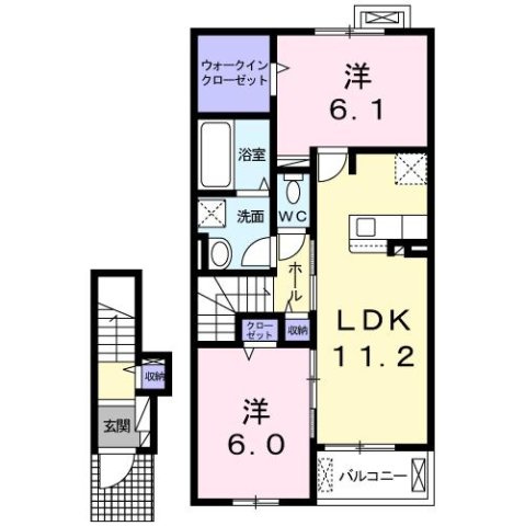 フルゥの間取り