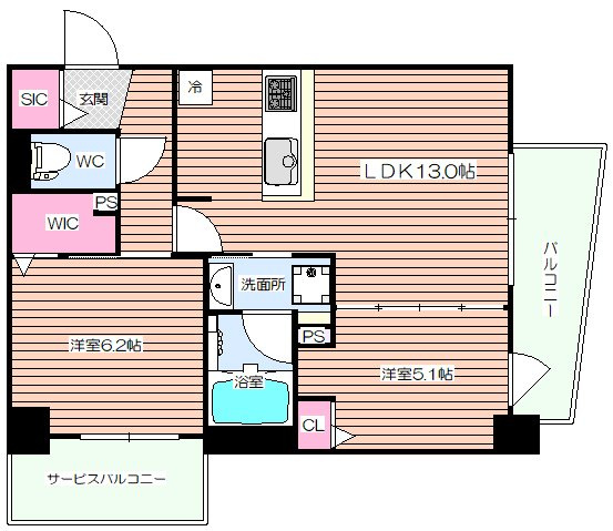 【間取り】 | CEREJEIRA江坂