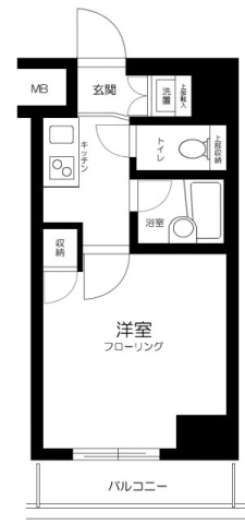 ルーブル中村橋弐番館の間取り