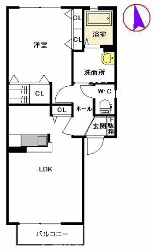 メロディの間取り