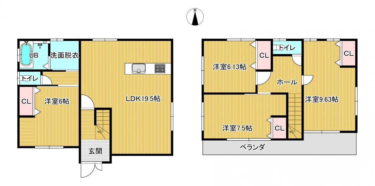 福島町の間取り