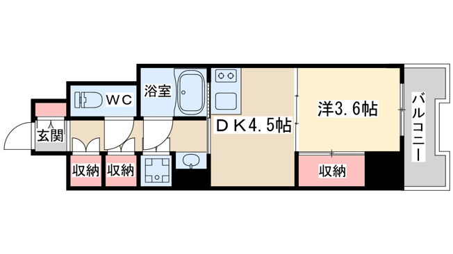 【間取り】 | エルセレーノ大阪天神橋