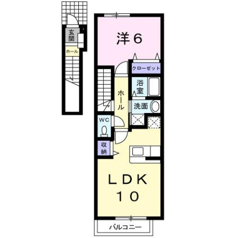 プリマヴェーラⅡ番館の間取り