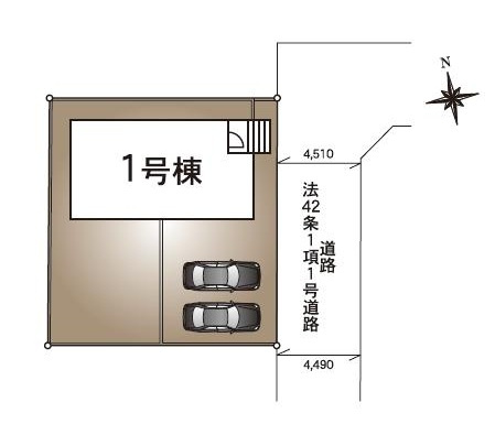 下妻市南原第2　新築戸建の区画図
