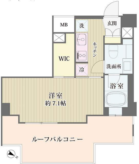 ＩＢＩＳ市ヶ谷の間取り