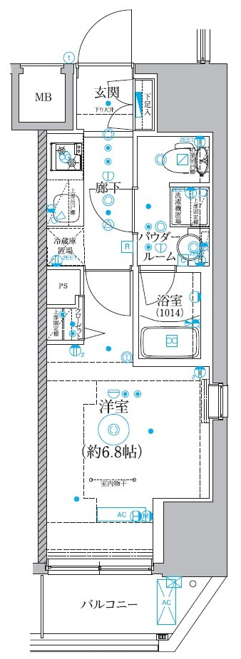 クオリタス品川南の間取り