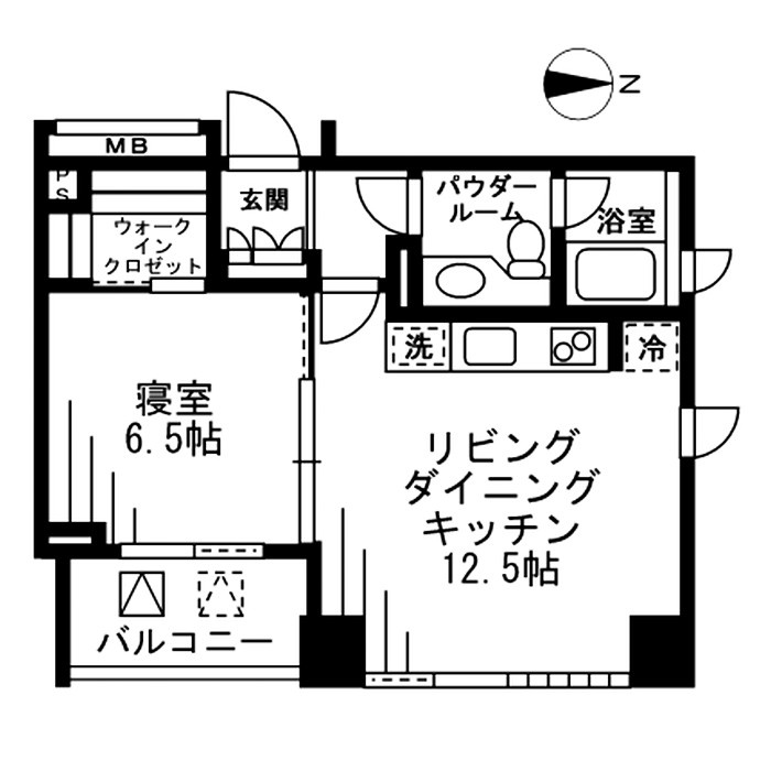 プライムアーバン四谷外苑東の間取り|★間取り図★