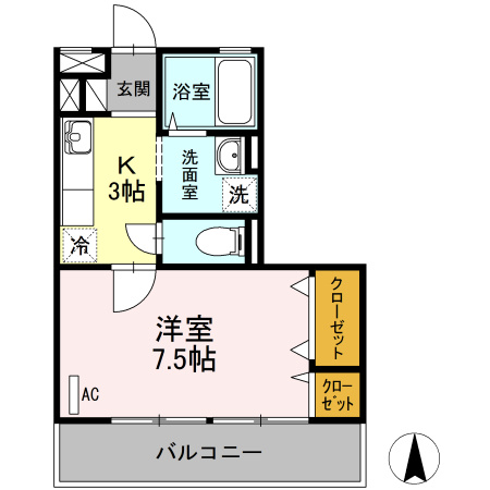 リヴェールＮＦ小杉の間取り