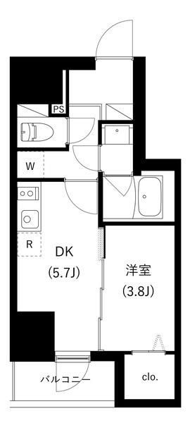 ＷＨＡＲＦ駒込の間取り