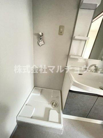 クイーンズコートNの設備|室内へ洗濯機が置けます