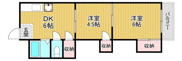 【間取り】 | オビ関城東