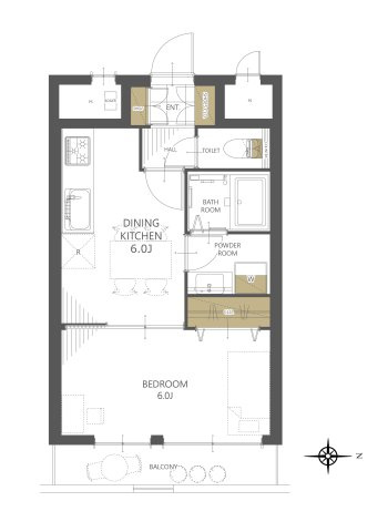 大雄マンションの間取り