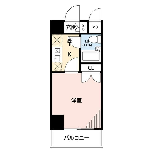 プレールミホカテリーナ武蔵小山の間取り