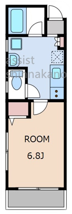 ヴィラ富士見の間取り