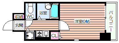 【間取り】 | リーガル西長堀
