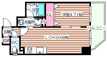 【間取り】 | クレグラン北梅田