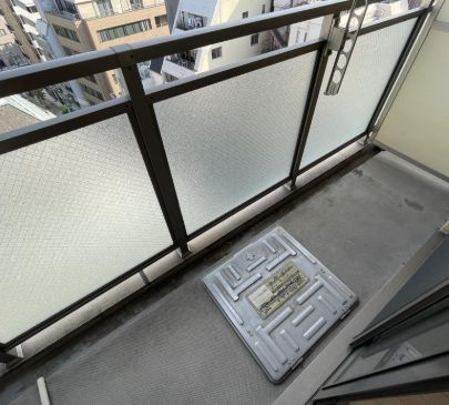 バンブー岩本町のバルコニー|お洗濯にも便利なバルコニー付き