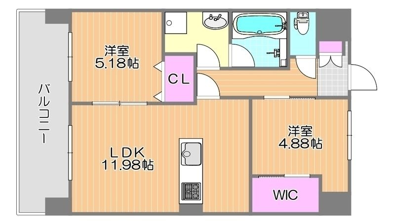 Square Garden NISHISHIMADAの間取り