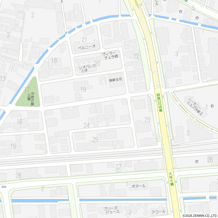 シャーメゾン今宿、A0102の地図