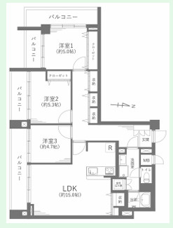  | 全室南向きバルコニー付き【ハイツサンライズ】仲介手数料無料！栄小学校・前津中学校