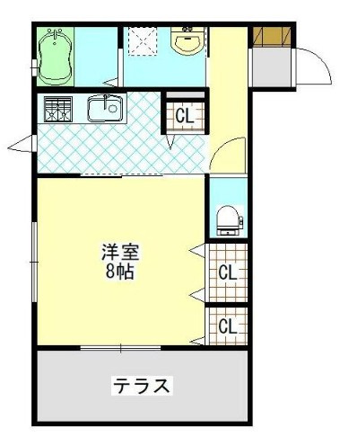 市川市湊のアパート