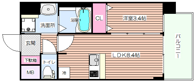 【間取り】 | プレサンス新大阪ジェイズ