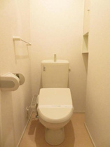 トイレもきれいです