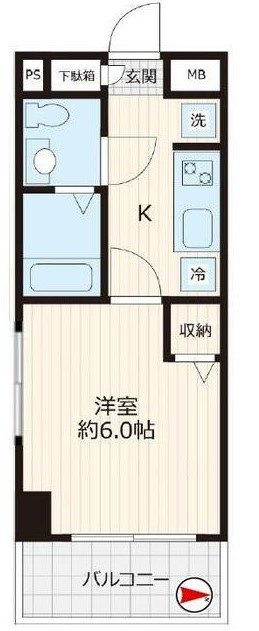 レアレジデンス稲毛の間取り