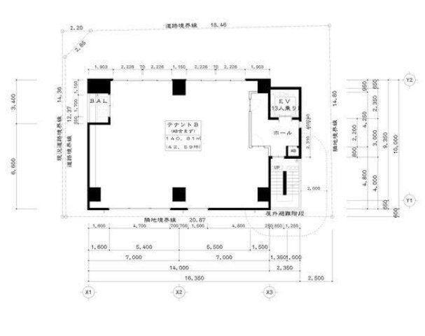 リアライズ梅田東ビルの間取り
