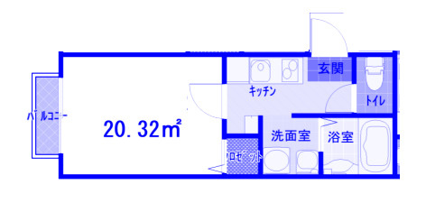 サクセス川越の間取り