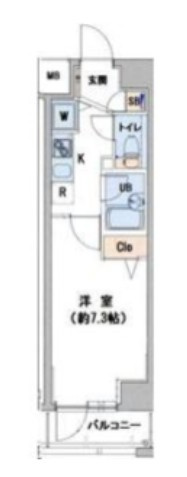 Lavilio 錦糸町 Bellgradeの間取り