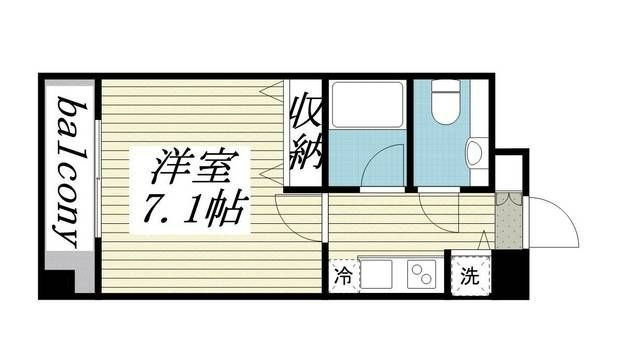 メゾン・ド・ヴィレ駒形の間取り|間取りです。