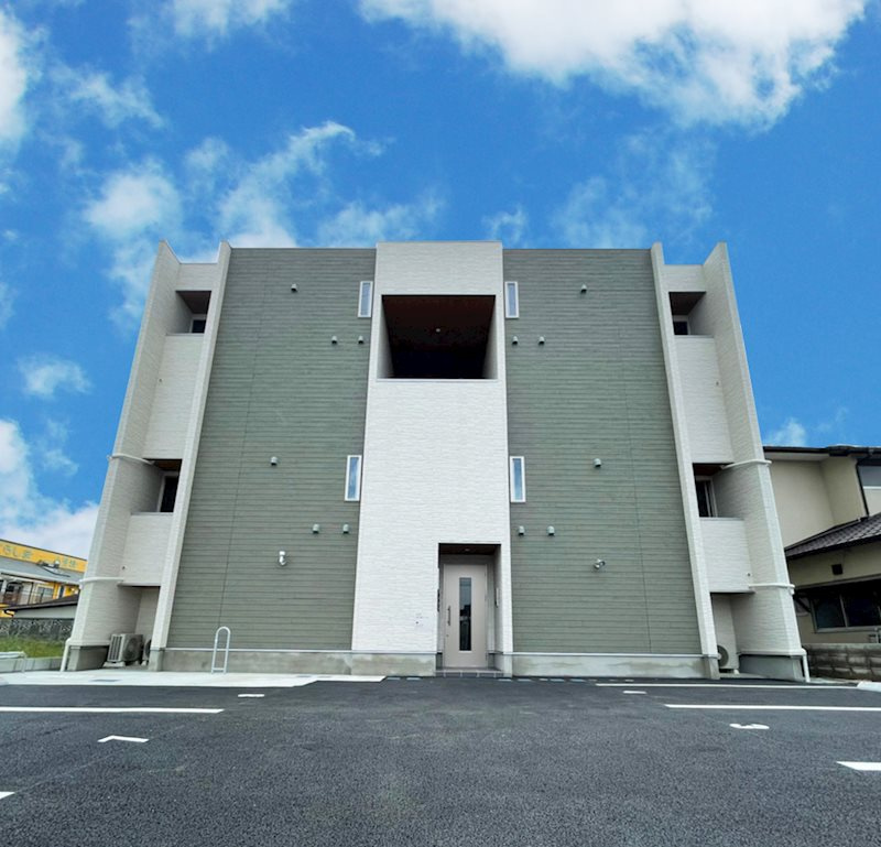 菊池郡菊陽町大字津久礼のアパートの外観
