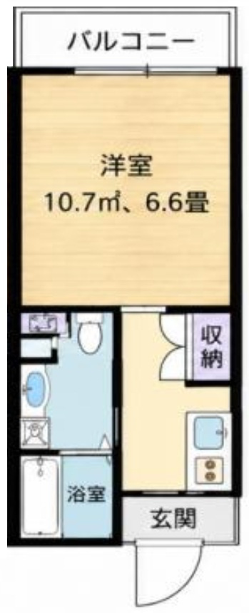 ベックアパートメント西所沢の間取り